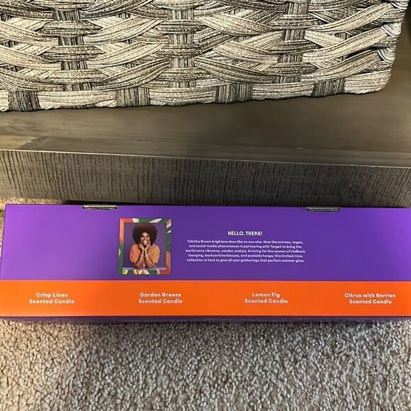 TABITHA BROWN SCENTED 4 PIECE CANDLE SET - Picture 3 of 4